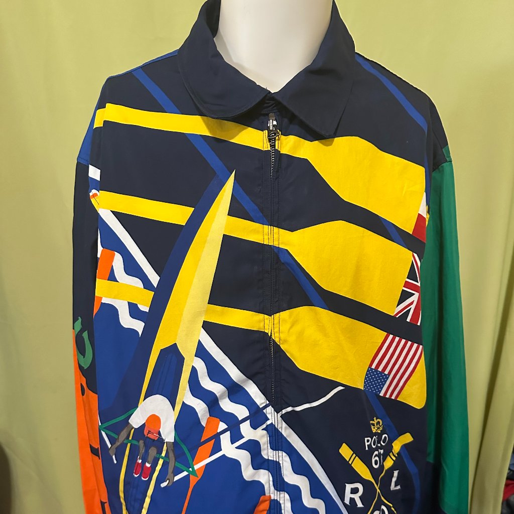 Polo Ralph Lauren Rlpc International Rowing & Cricket Men's Windbreaker Jacket